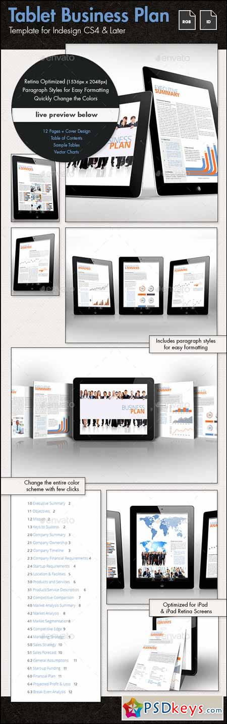 Business Plan Template for Tablets 11690938
