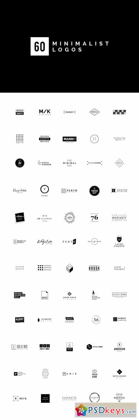 60 Minimalist Logos 282573