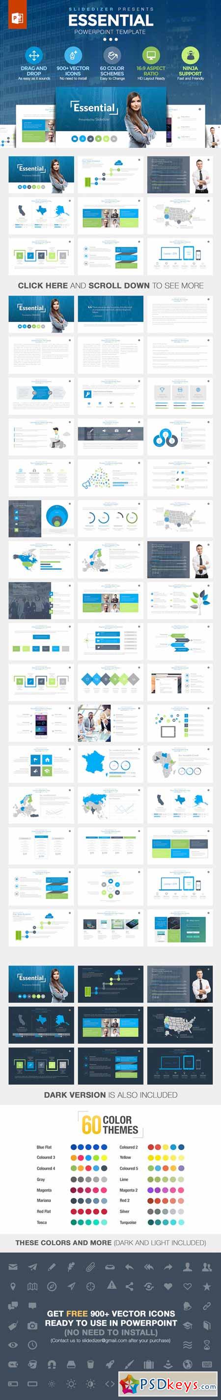 Essential Powerpoint Template 291998