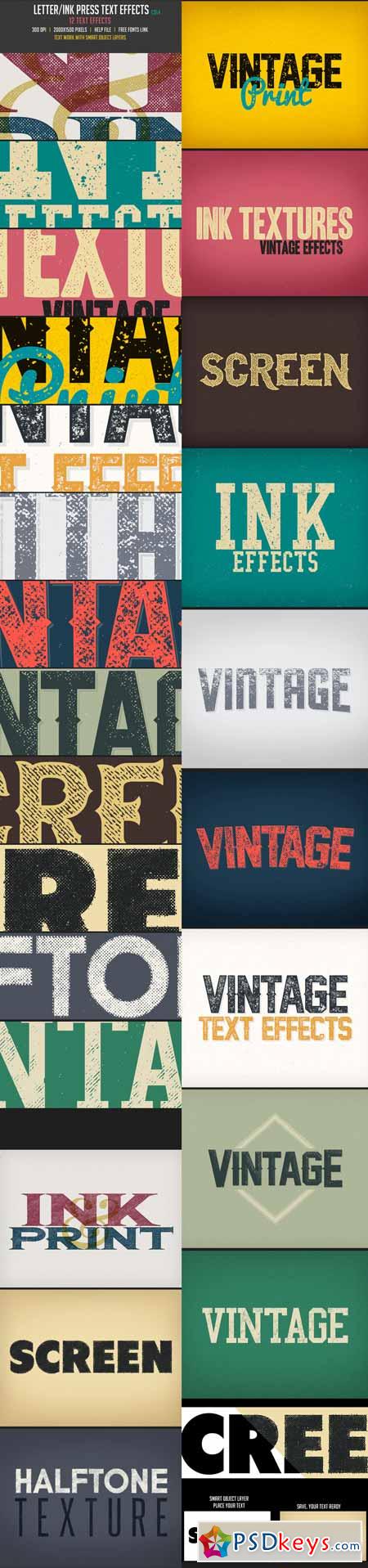 Letter Ink Press Vintage Text Effects 4 11715170