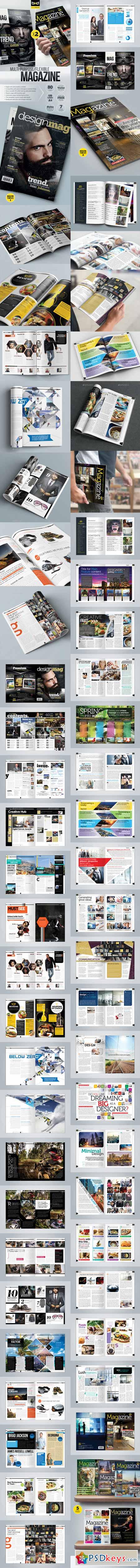 Magazine Template Bundle - InDesign Layout V3 11621027