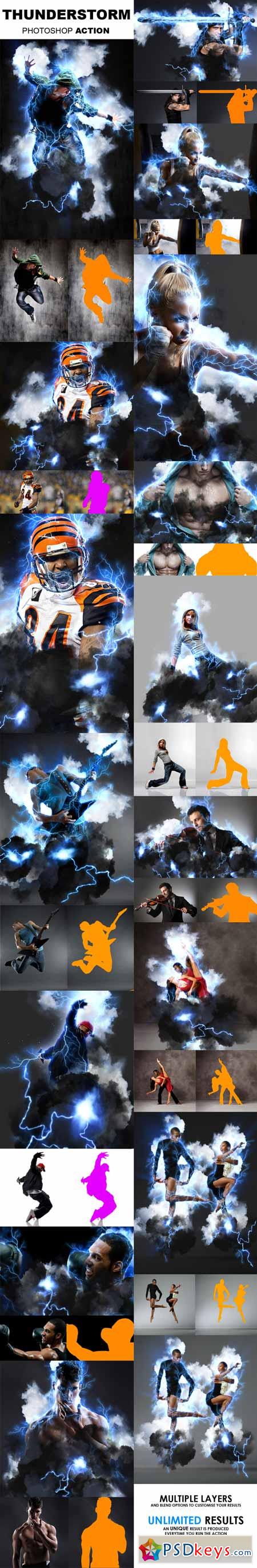 Thunderstorm Photoshop Action 11805124