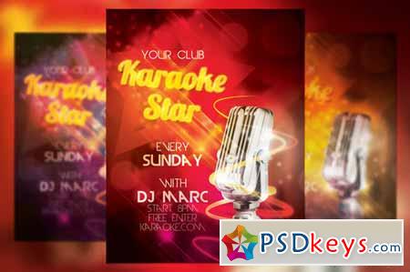 Karaoke Star Flyer 126793
