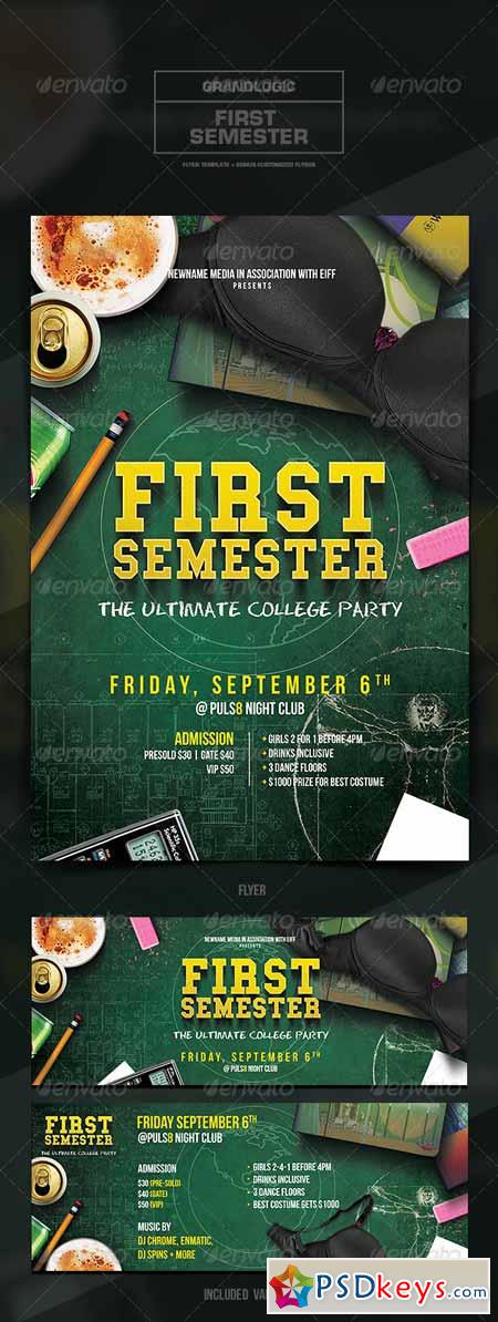College Party Flyer Poster 5445822