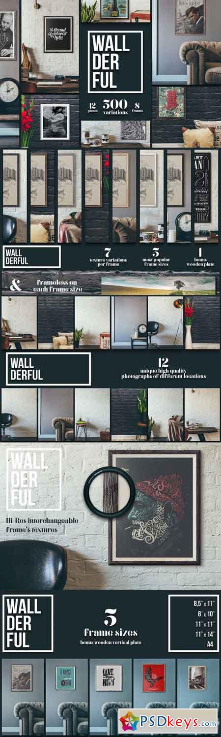 'Wallderful' Frames Mockups 285458