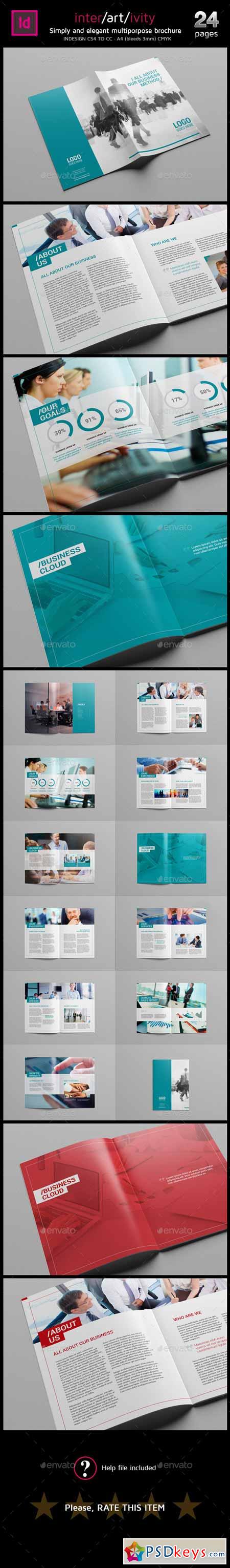 Clean A4 multipurpose brochure 11790172
