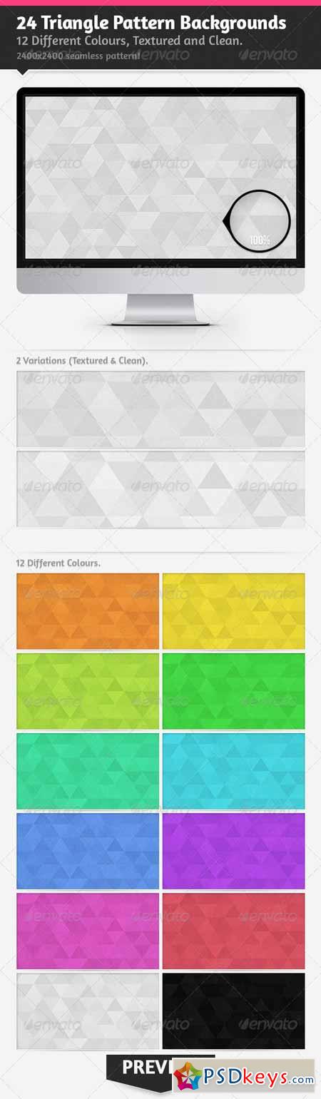 24 Triangle Pattern Backgrounds 4501815