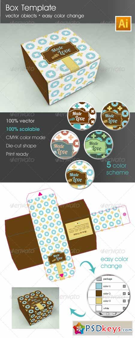 Box Template Package 2449259