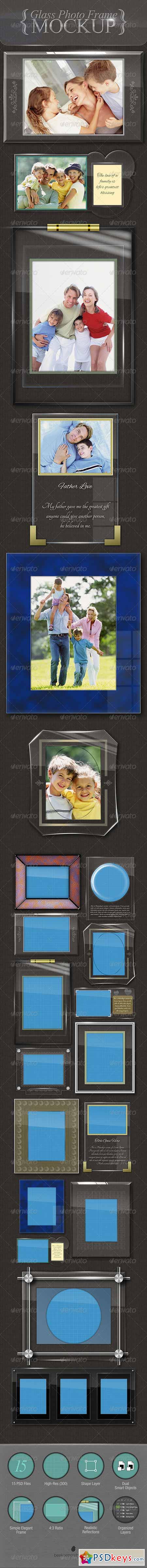 Glass Photo Frames - Mockup 5840826