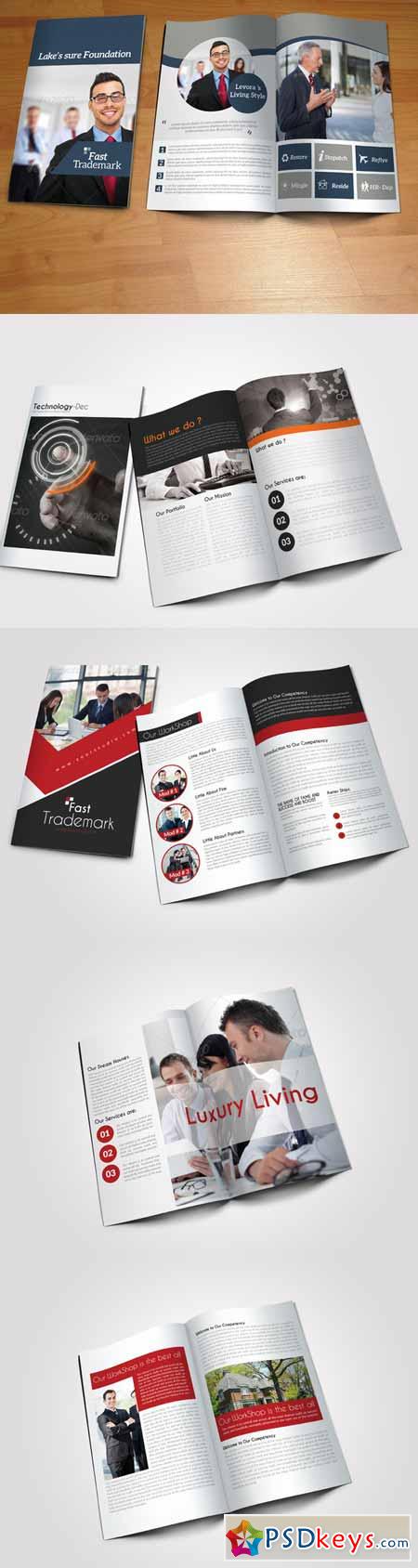 3 Business Bi Fold Brochure Bundle 281474