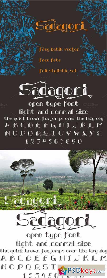 Sadagori font 301612