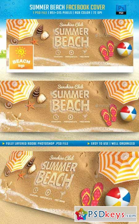 Summer Beach Facebook Cover 11491659
