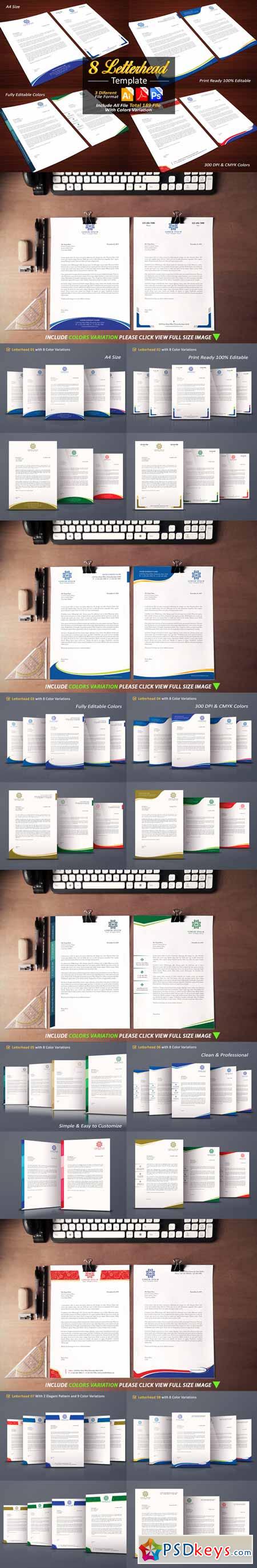 8 Letterhead Templates 299622