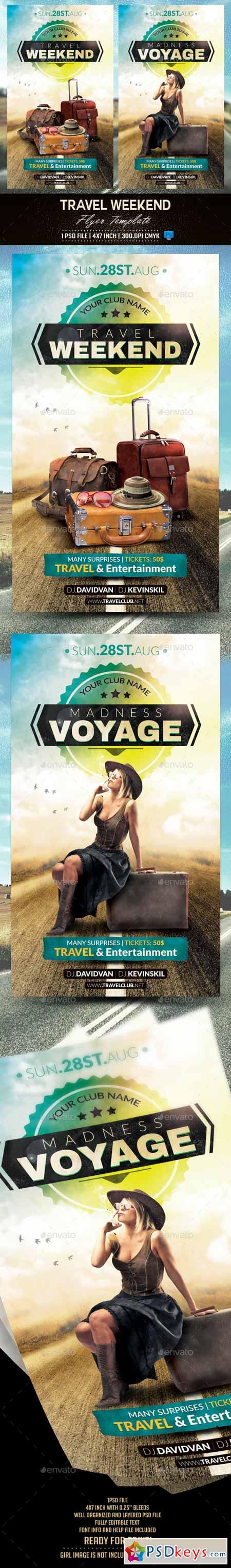 Travel Flyer Template 10902726