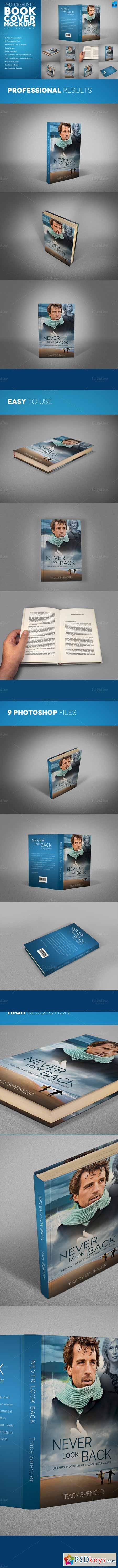 Photorealistic Book Cover Mackups v4 308190