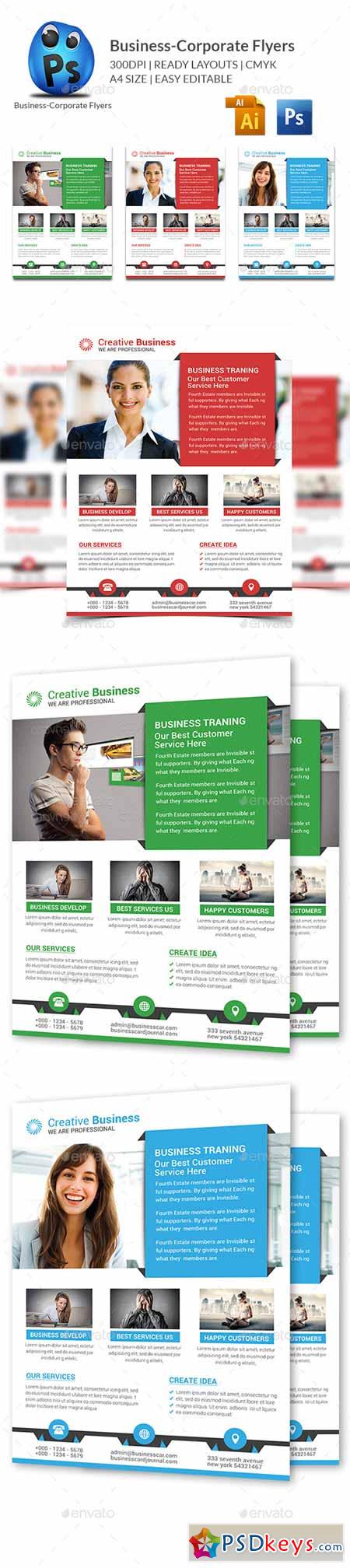 Corporate Business Flyer Template 10995440
