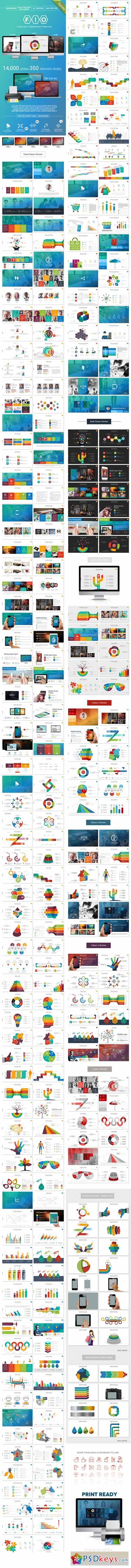 Fio - Complete Powerpoint Template - Print Ready 11084953