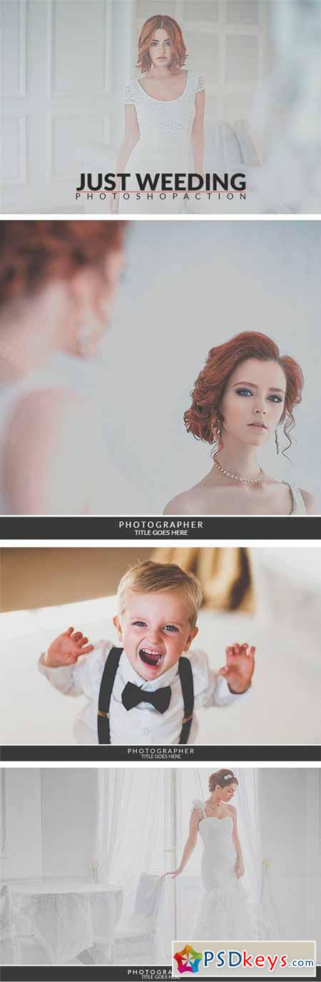 Just Wedding Photoshop Action 299644