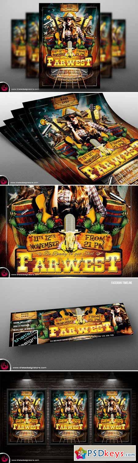 Country Live Flyer Template V1 89871