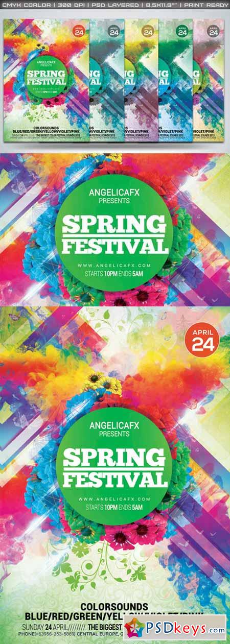 Spring Sounds Flyer Template 241004