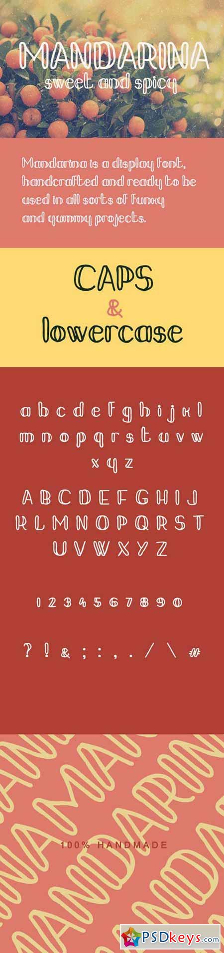Mandarina HandMade Font
