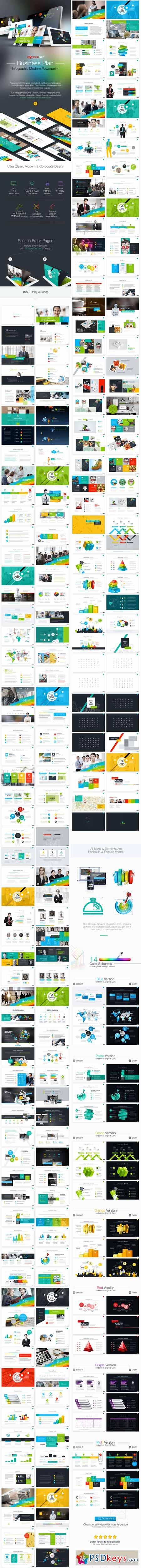 Business Plan Infographic Powerpoint 10599756