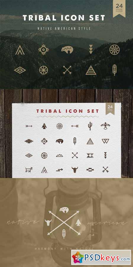Tribal Icon Set 216733