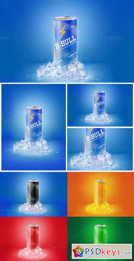 Energy Drink Can Mockup Vol 1 312381