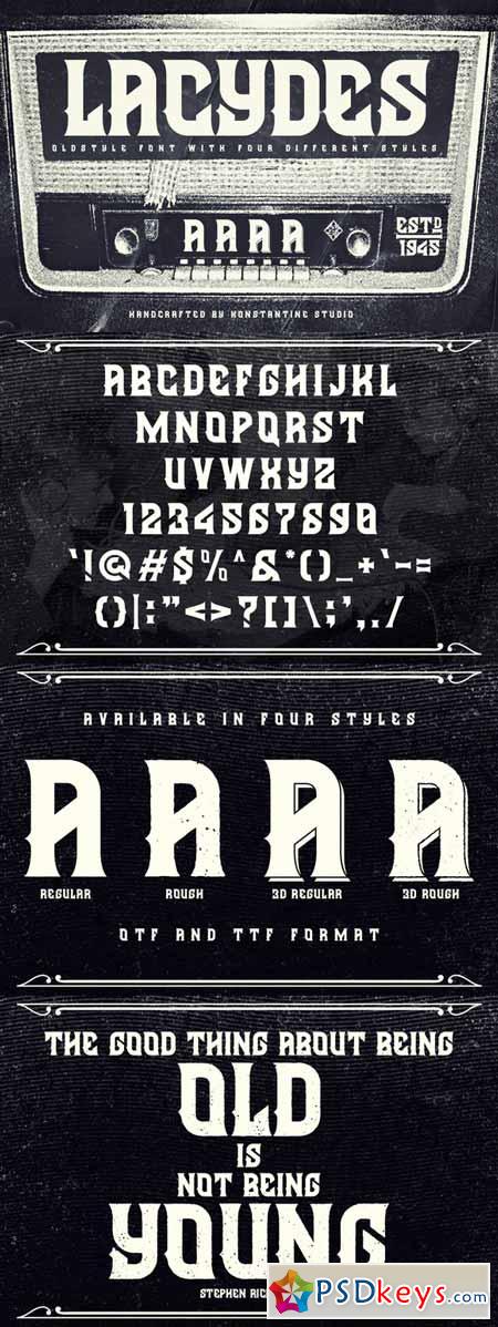 Lacydes Typeface (Special Price) 37275