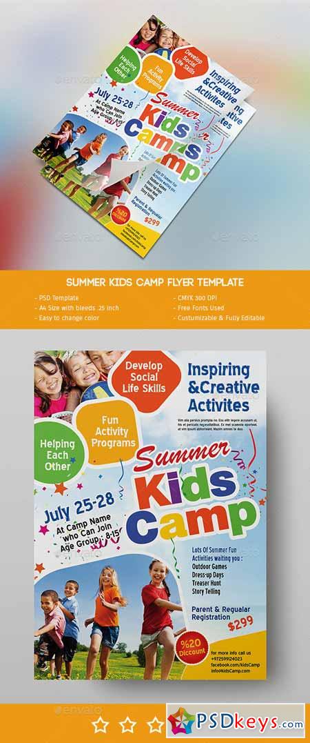 Summer Kids Camp Flyer 11891376