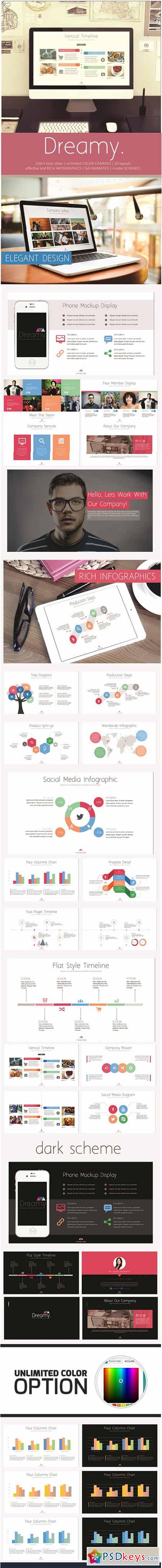 Dreamy PowerPoint Template 11948165