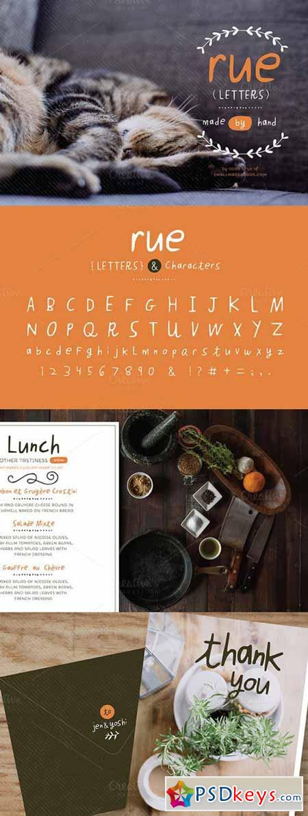 Rue Letters 318688