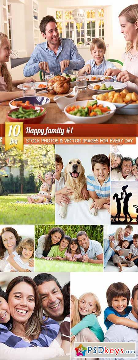 Happy family 1, 10 x UHQ JPEG