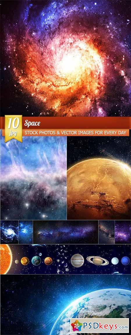 Space, 10 x UHQ JPEG