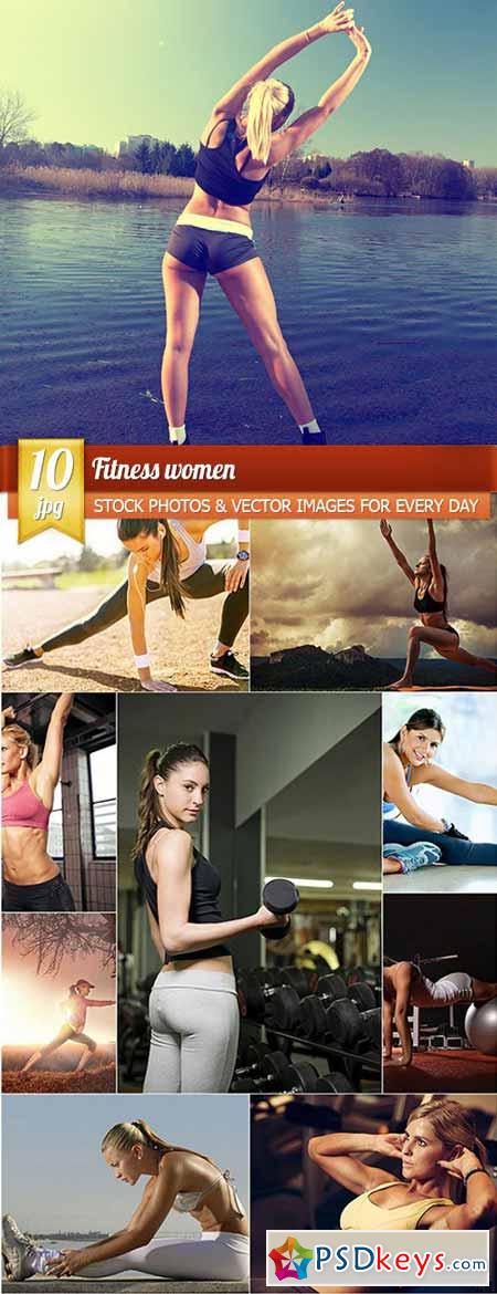 Fitness women, 10 x UHQ JPEG