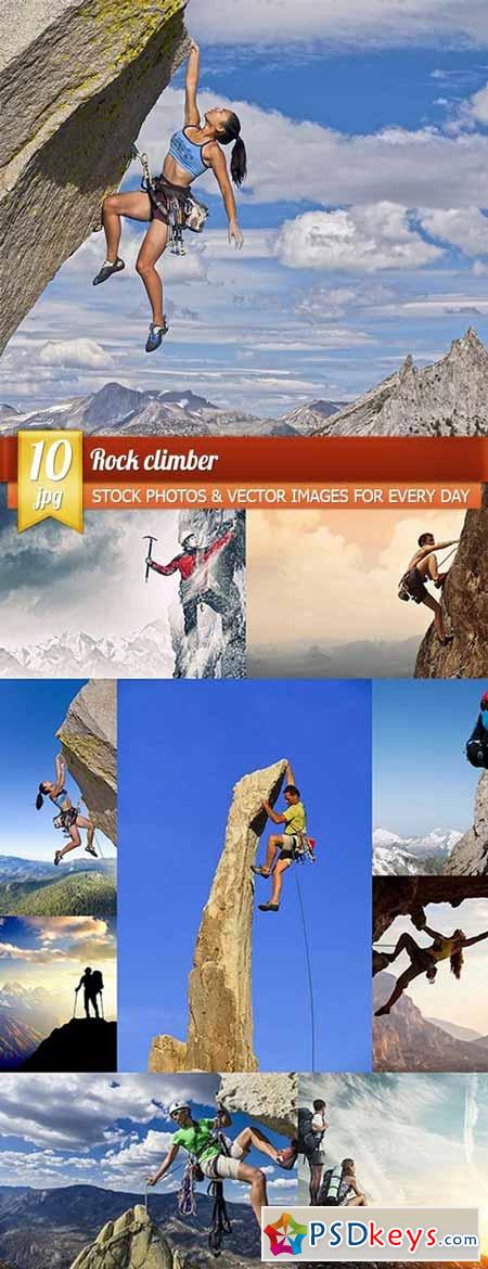 Rock climber, 10 x UHQ JPEG
