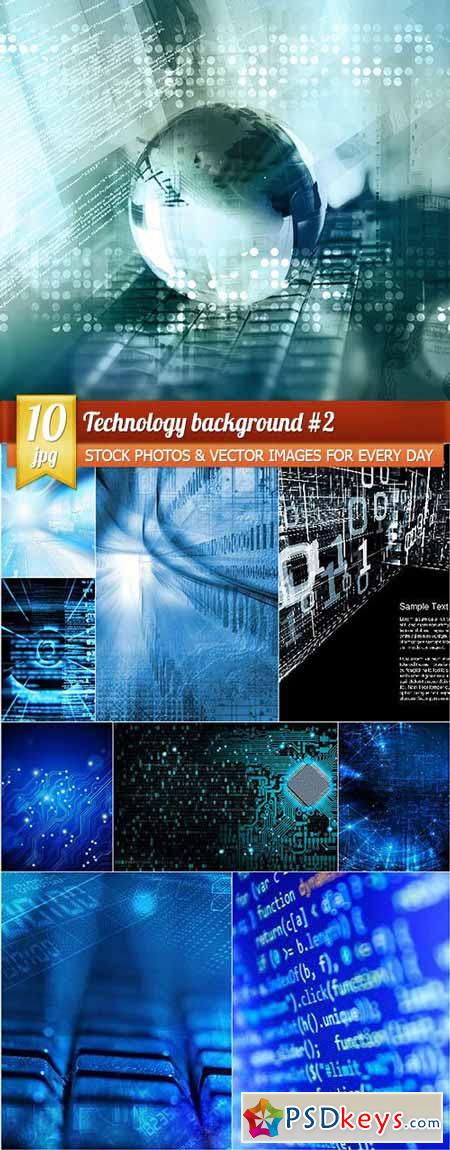 Technology background #2, 10 x UHQ JPEG
