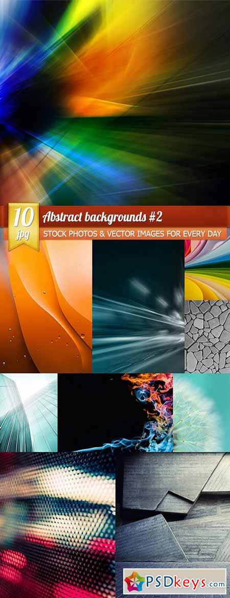 Abstract backgrounds 2, 10 x UHQ JPEG
