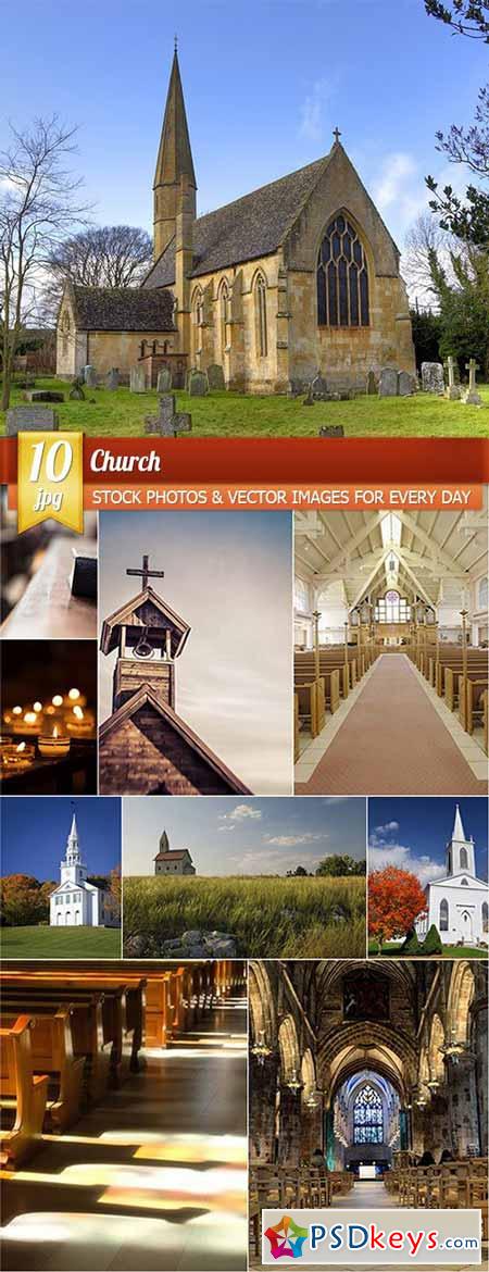 Church, 10 x UHQ JPEG