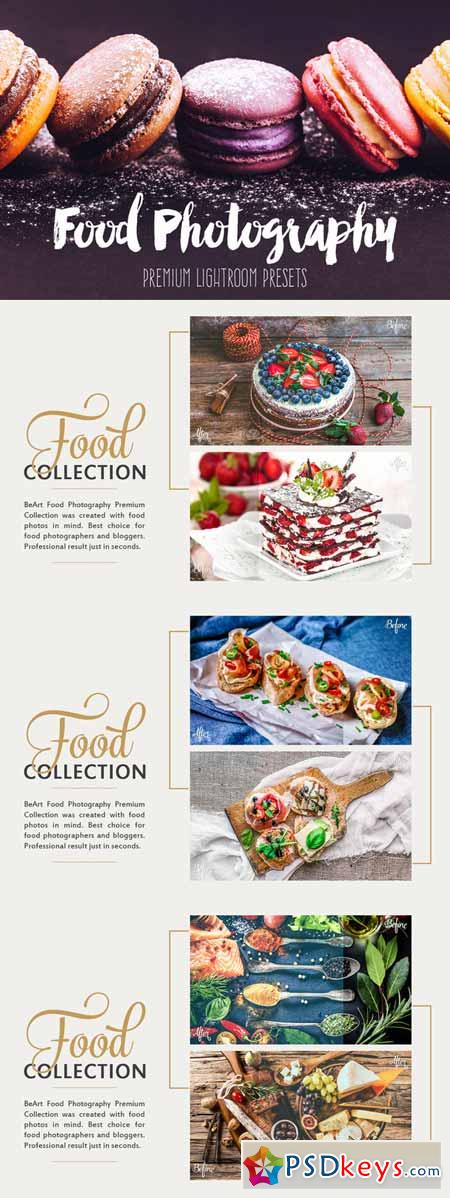 Food Photography Lightroom Presets 301404