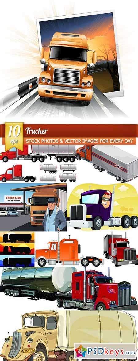 Trucker, 10 x EPS