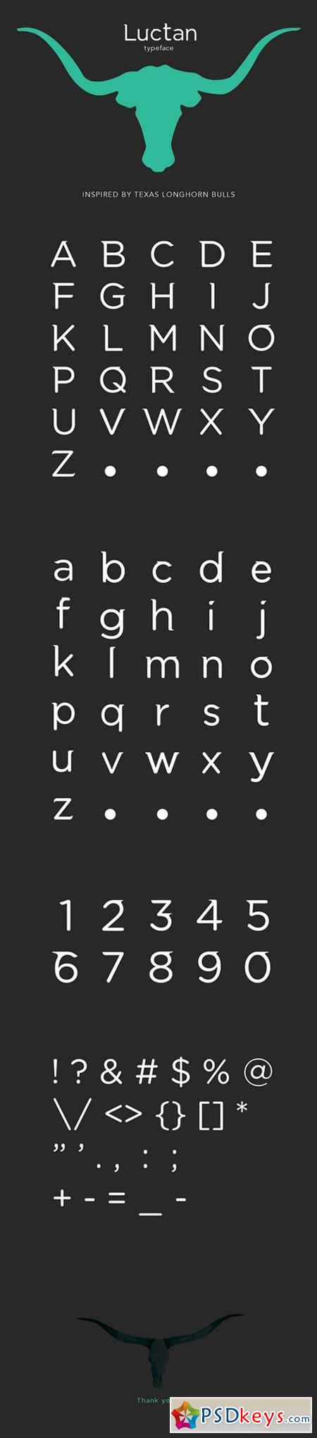 Luctan Typeface