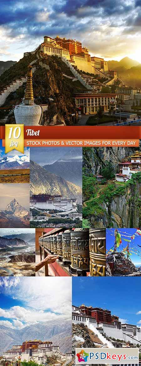 Tibet, 10 x UHQ JPEG