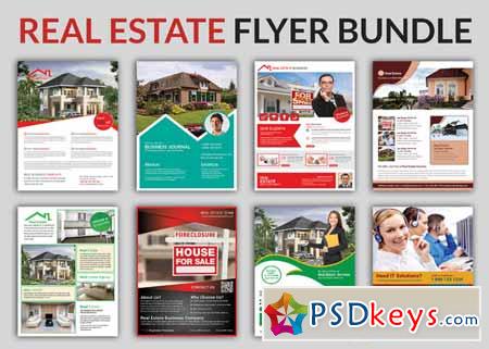 Real Estate Flyer Bundle Templates 331084