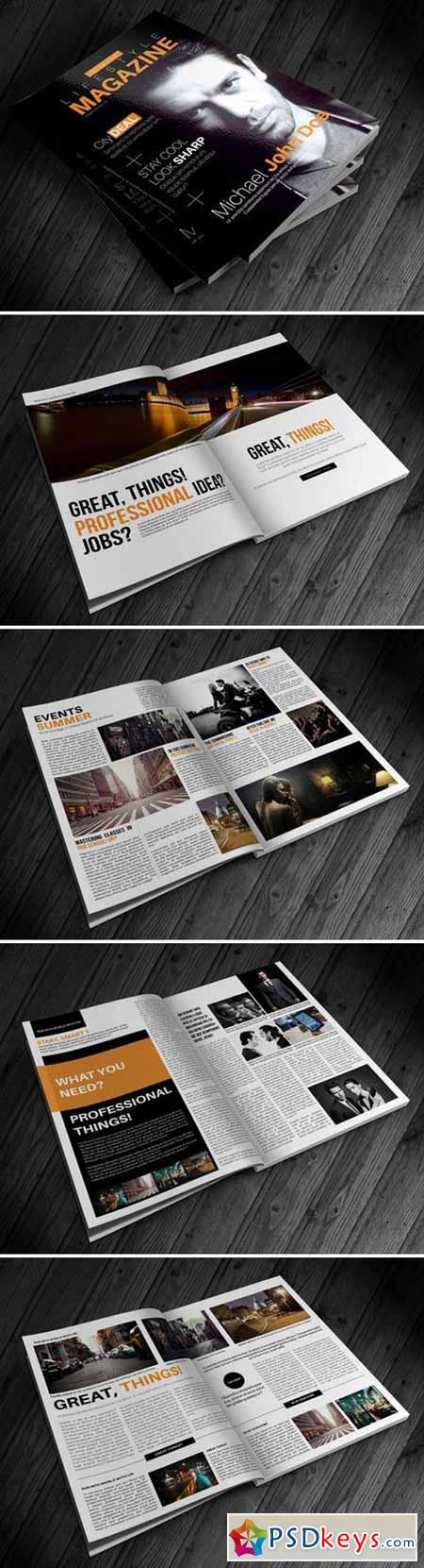 Creative Lifestyle Magazine Template 324273