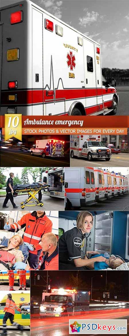Ambulance emergency, 10 x UHQ JPEG