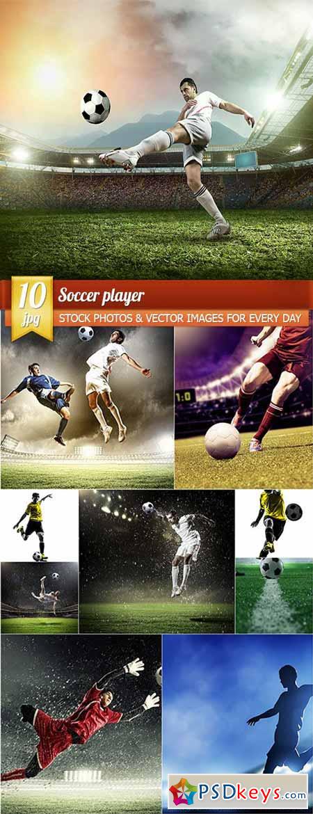 Soccer player, 10 x UHQ JPEG