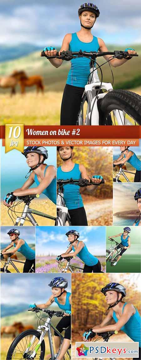 Women on bike #2, 10 x UHQ JPEG