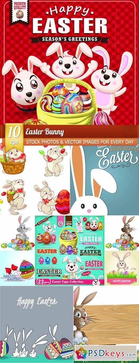 Easter Bunny, 10 x EPS