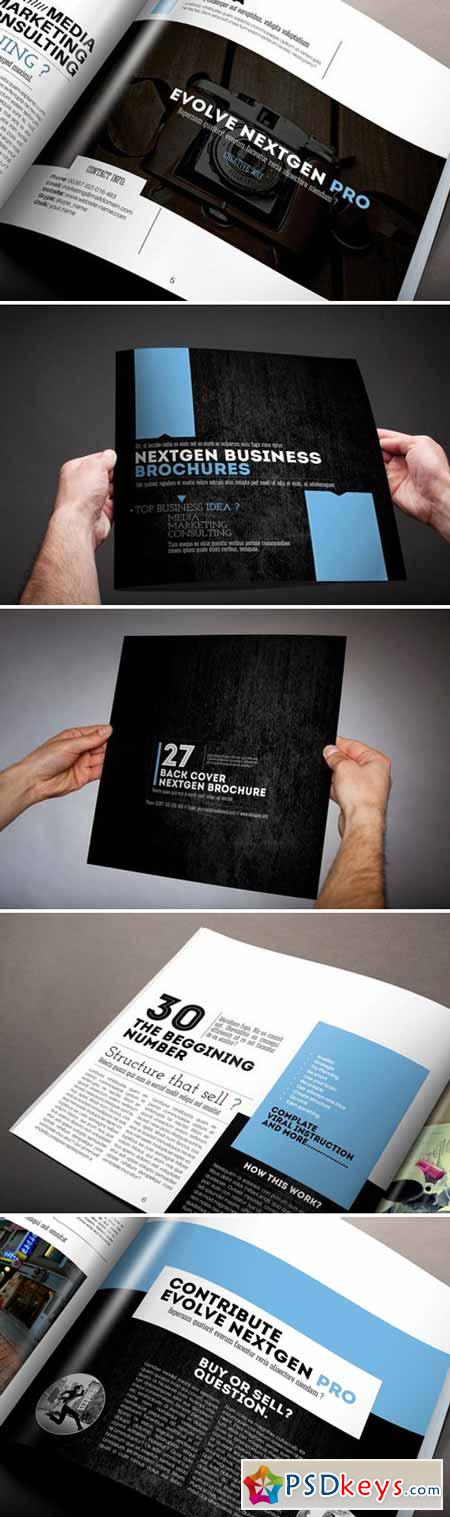 NextGen Square Brochure Template 311059